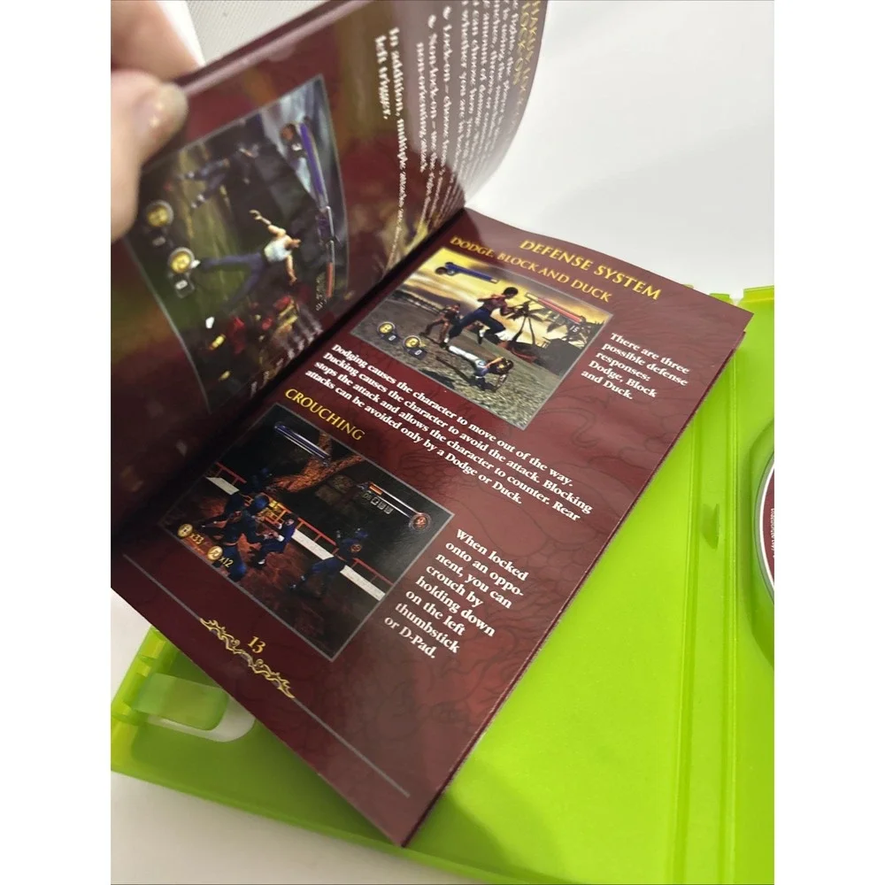 XBOX Bruce Lee Quest of the Dragon Original‎ Xbox 2002 Tested Works